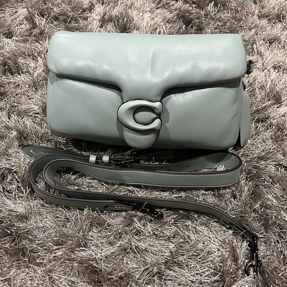 Coach Pillow Tabby in Aqua - Picture 2 of 11